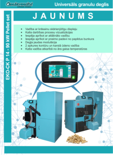 JAUNUMS EKO-CK P 14 - 90 kW Pellet set