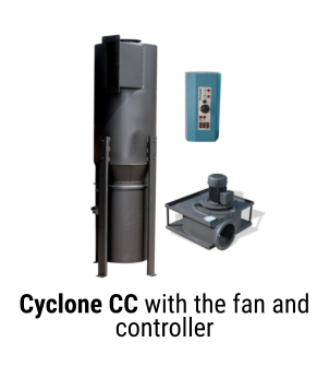 Cyclone CC with the fan and controller
