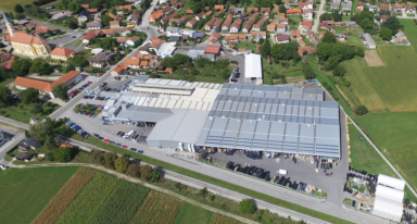 Centrometal skats no augšas