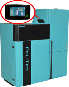 Granulu apkures katli Pel-Tec 12-96kW
