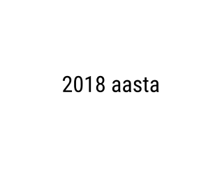 2018 aasta